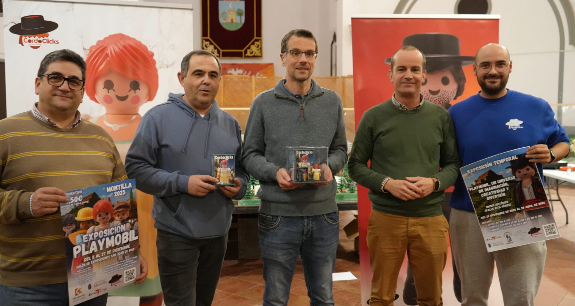 Montilla presenta la V Exposición Playmobil de Cordoclicks para la Navidad 2025