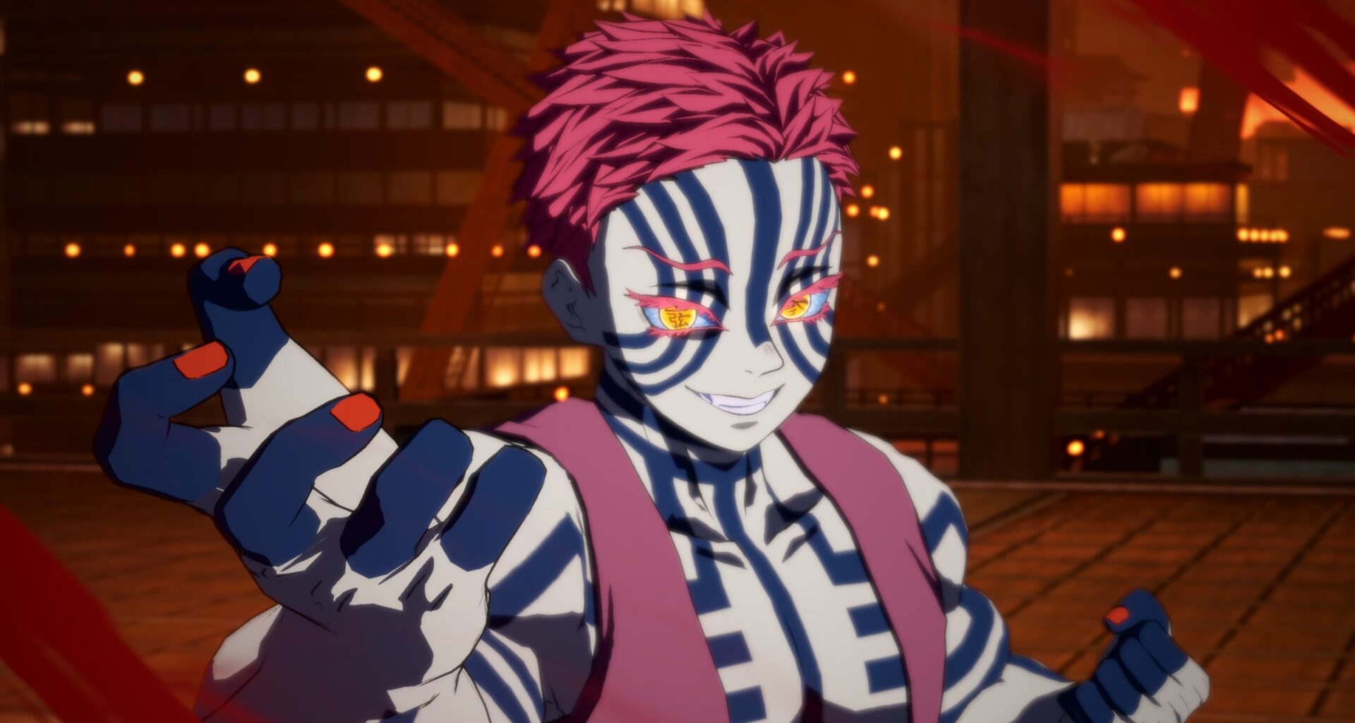 Demon Slayer: Kimetsu no Yaiba – The Hinokami Chronicles 2 fecha la llegada de Akaza (Infinity Castle) como DLC