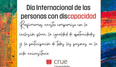 CRUE se suma a la celebración del Día Internacional de las Personas con Discapacidad