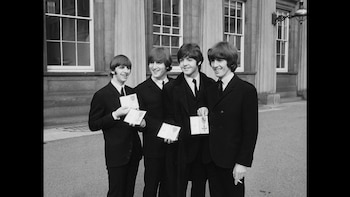 The Beatles at Buckingham Palace