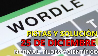 Wordle en español y tildes para el reto de hoy 25 de diciembre: pistas y solución