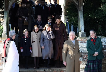 La familia real británica en