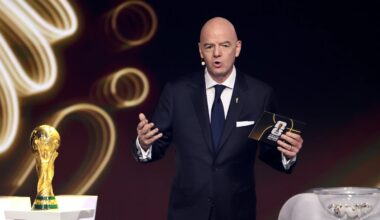 "Hoy celebramos juntos", declaró el presidente de la FIFA, Gianni Infantino, en el conmemorativo sorteo final de la Copa Mundial de la FIFA 2026™