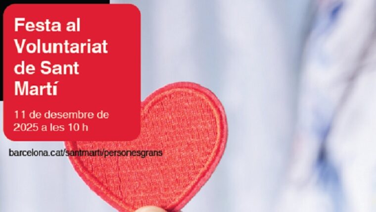 Grafisme de la Festa del Voluntariat de les Persones Grans de Sant Martí