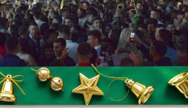 La Plaza de La Candelaria se prepara ya para la fiesta de Fin de Año