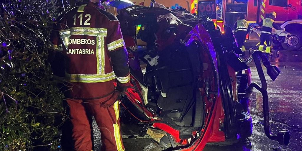 Mueren tres jóvenes de 22, 23 y 25 años en un accidente de tráfico en Cabezón de la Sal