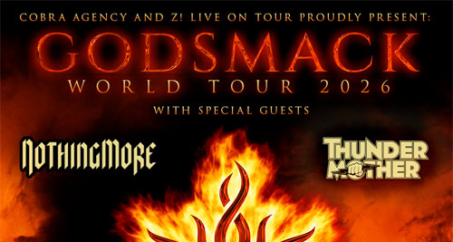GODSMACK y NOTHING MORE anuncian dos fechas exclusivas en sala en España para agosto de 2026 en MADRID y BARCELONA