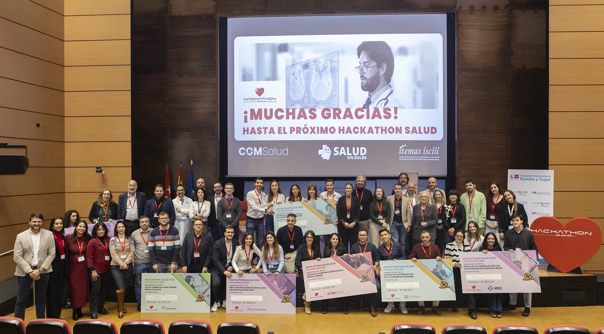 Dos soluciones para pacientes con esclerosis múltiple logran los principales premios en el X Hackathon Salud