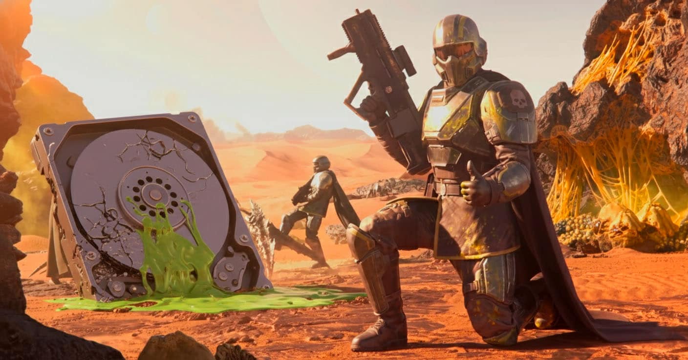 HELLDIVERS 2 en PC pasa de ocupar 154 GB a únicamente 23 GB eliminando la optimización de los discos mecánicos (HDD)