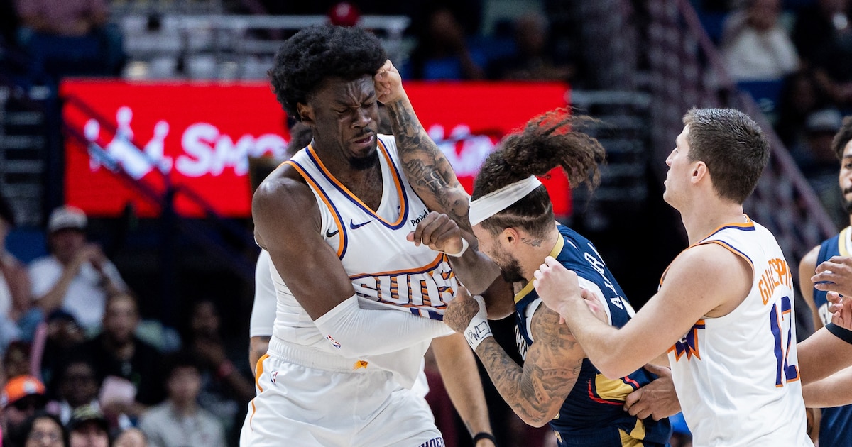 La salvaje pelea en la NBA que da que hablar por la diferencia de estatura entre dos jugadores