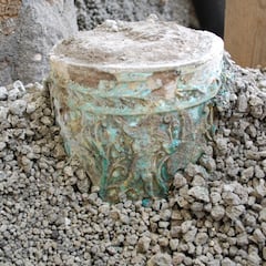 Hallan un valioso jarrón egipcio en la zona de “comida callejera” de Pompeya