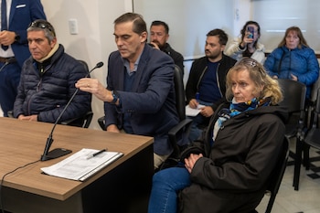 Patricia Kadgien (derecha), una de