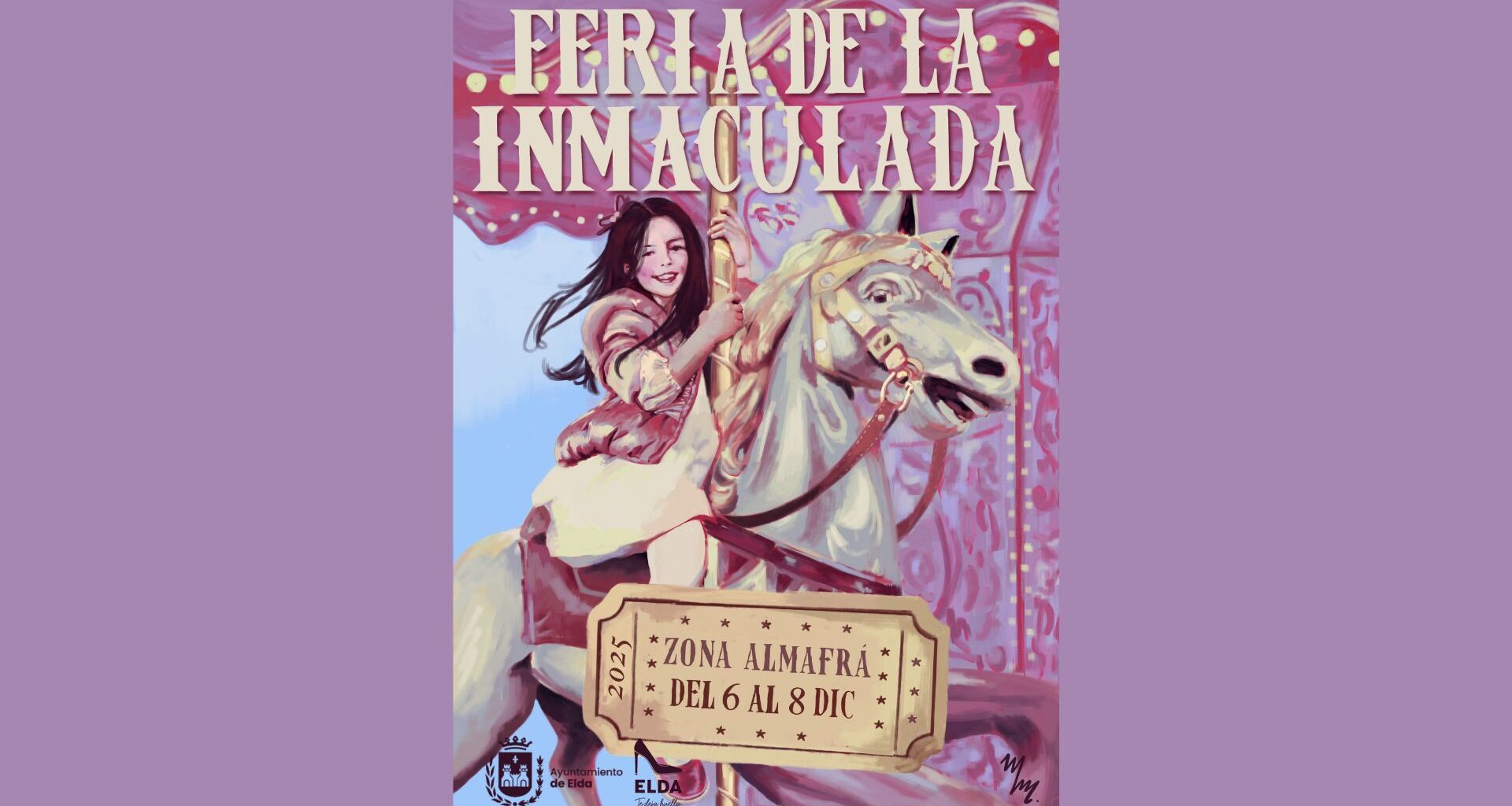 El Mercado de Artesanía de la Feria de la Inmaculada vueve a Elda un año más del 6 al 8 de diciembre con 45 puestos de juguetes, regalos y alimentación