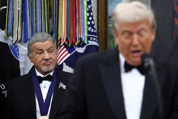 Donald Trump presidió la ceremonia