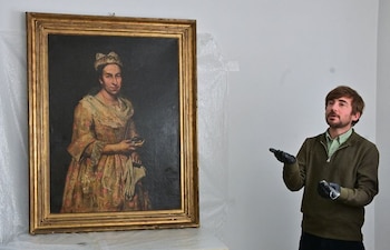 "Retrato de una dama" es