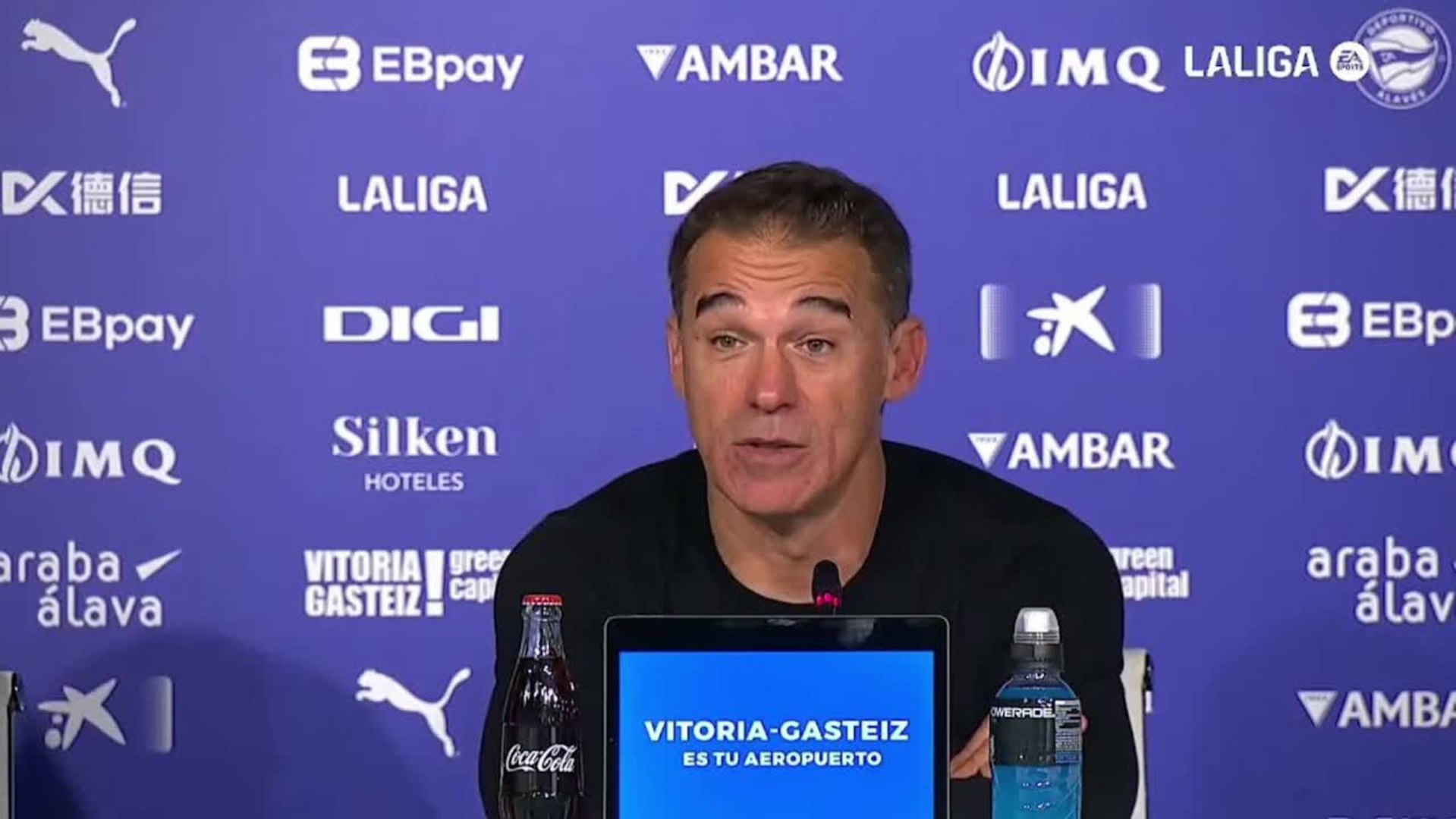 El técnico babazorro cree que el encuentro ante el Mallorca no se tuvo que haber disputado.