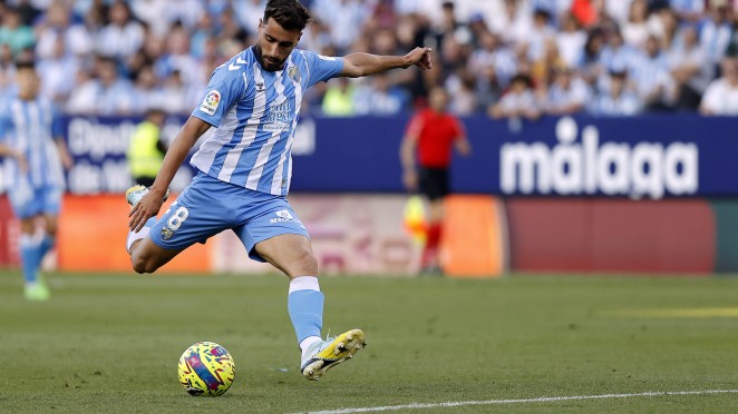 Luis Muñoz en La Rosaleda