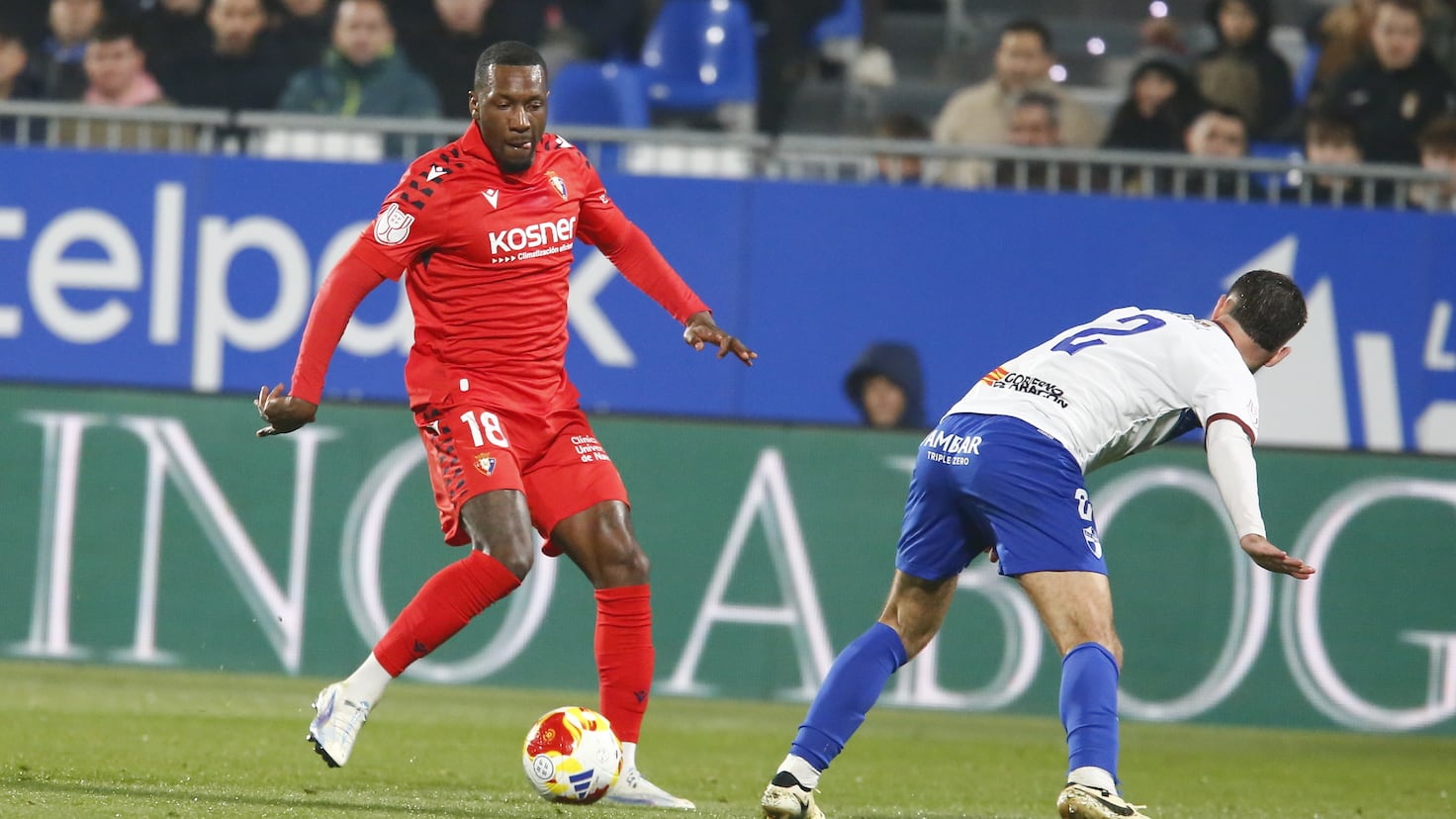 El Ebro roza la machada, pero cae ante Osasuna