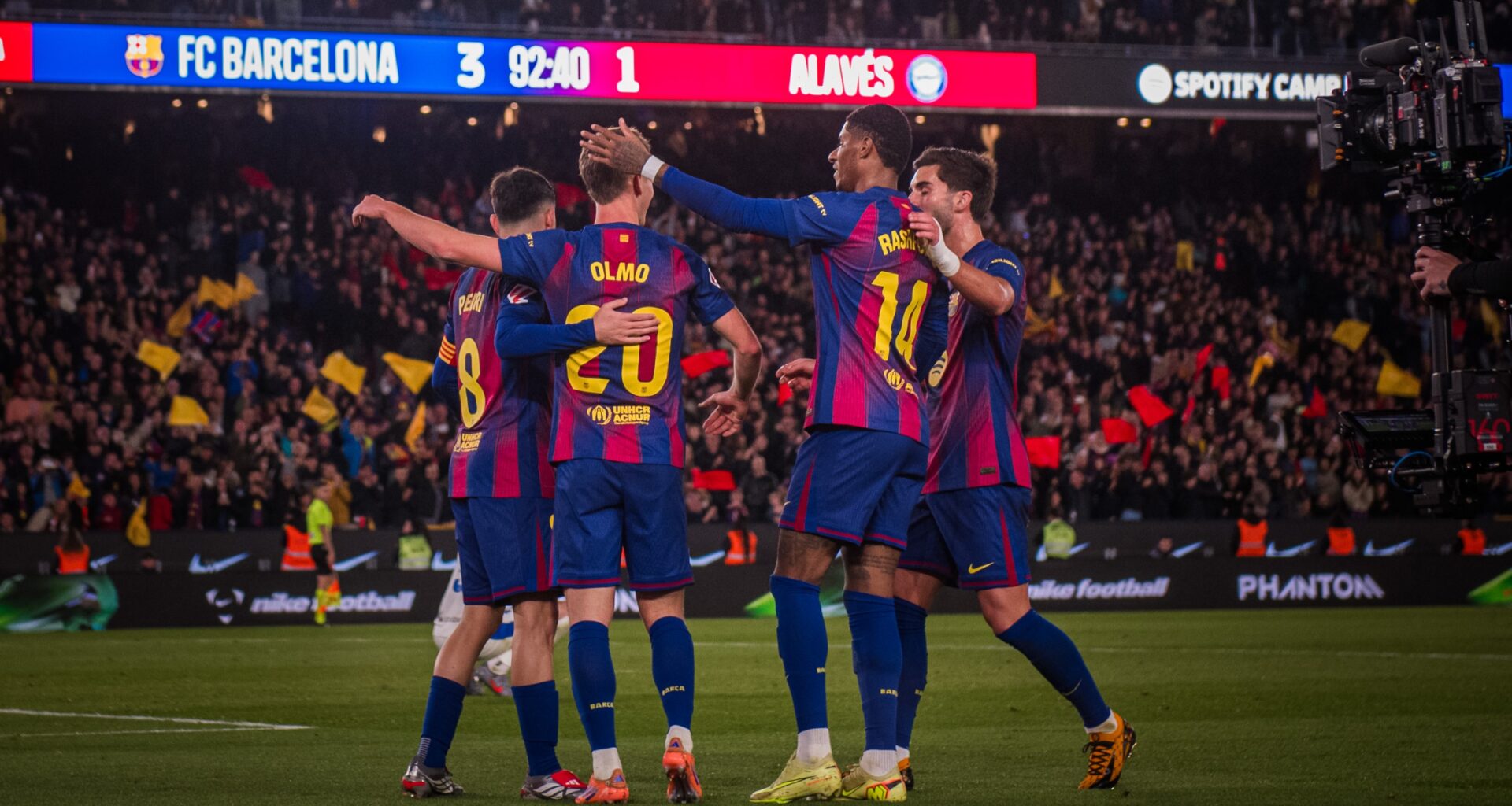El FC Barcelona iguala su quinta mejor racha goleadora en La Liga