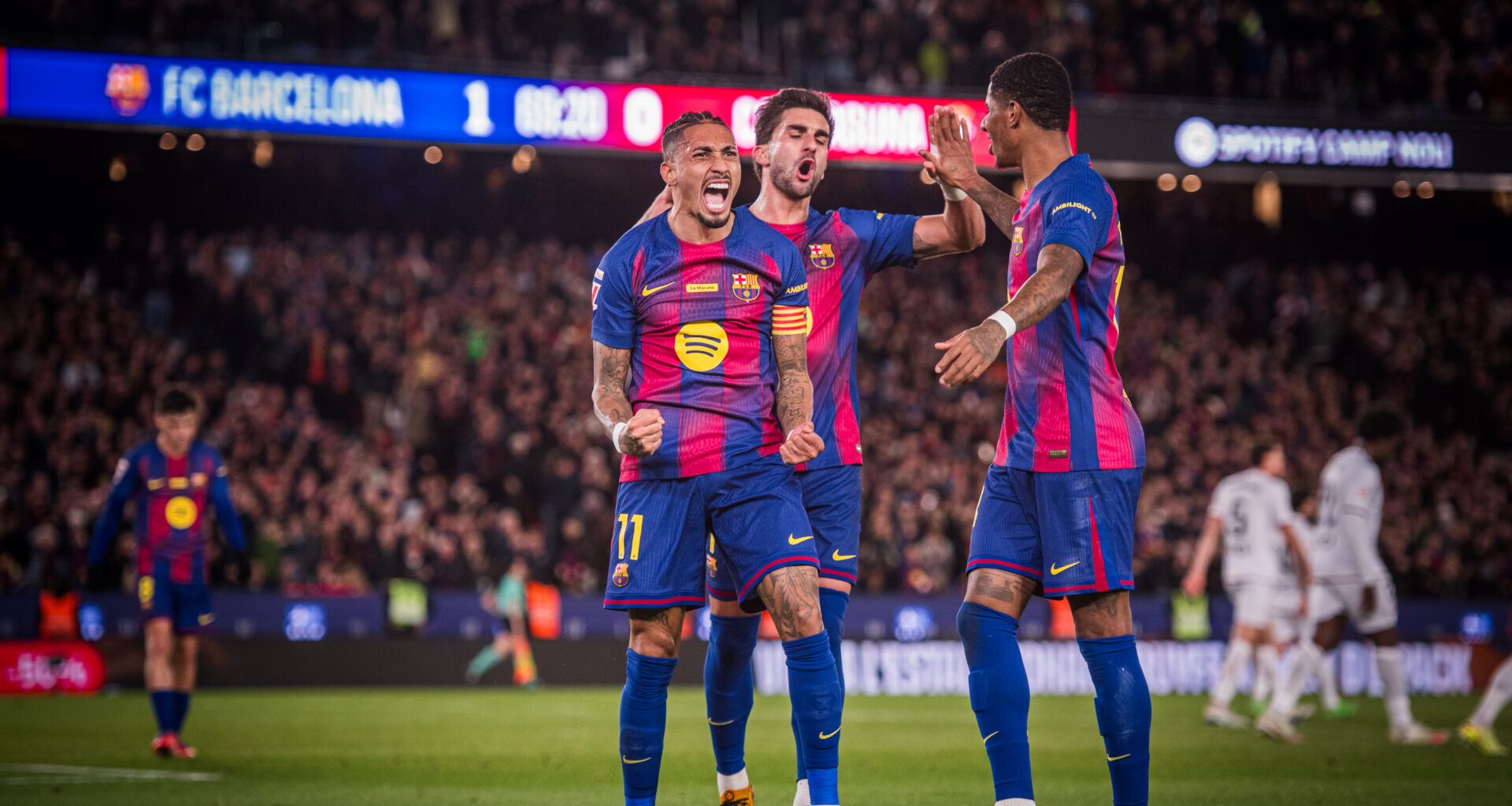 El FC Barcelona iguala su segunda mejor racha goleadora en la Liga