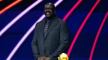 El exjugador de baloncesto Shaquille