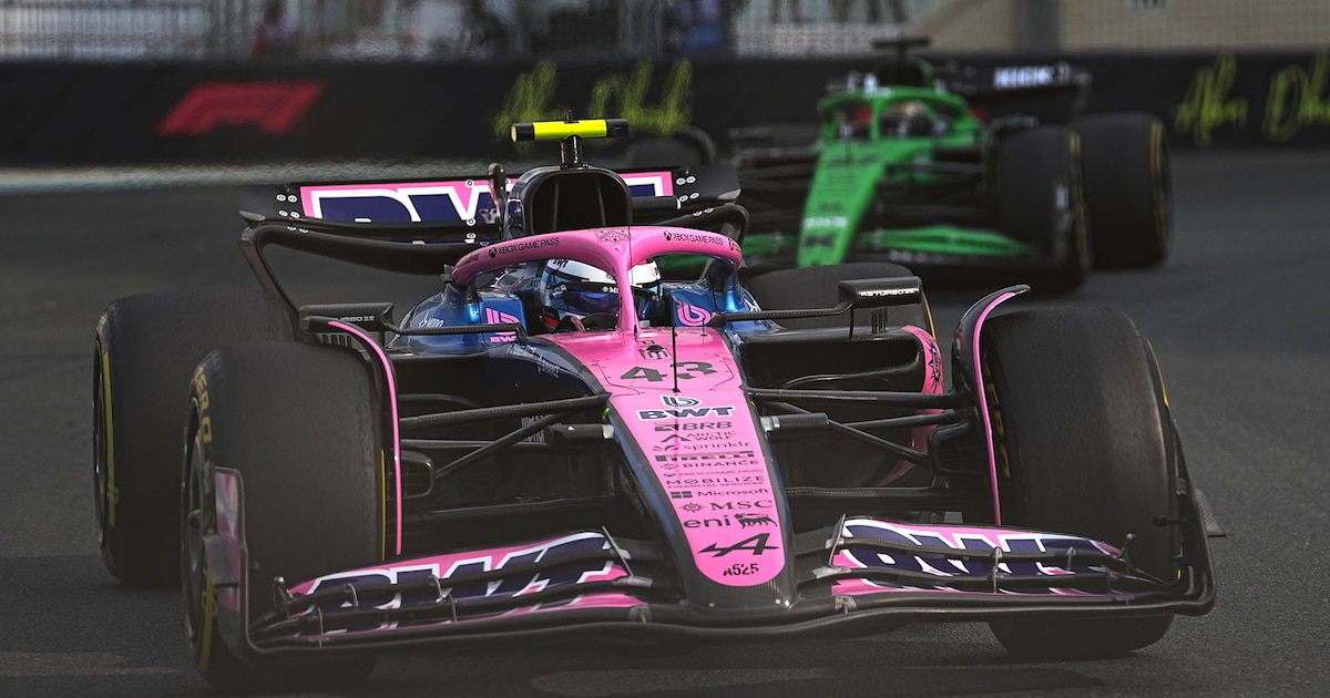 Franco Colapinto cerró su primer día en las prácticas del Gran Premio de Abu Dhabi