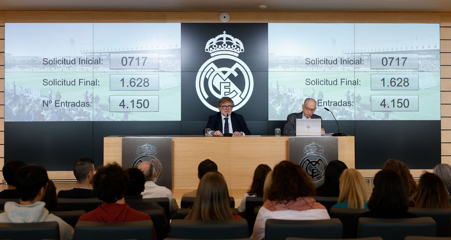 El Real Madrid llevó a cabo el sorteo de entradas para el entrenamiento del 30 de diciembre