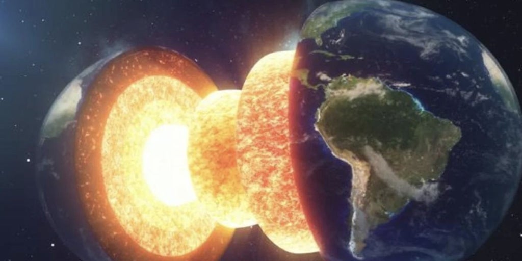 Una extraña estructura de capas oculta en núcleo de la Tierra