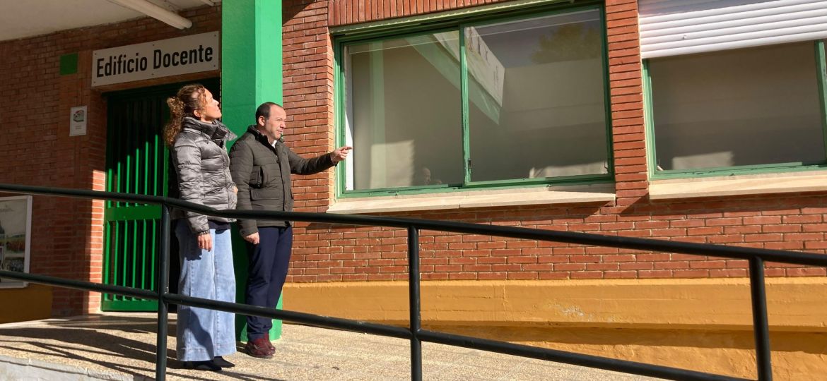 sustitución de las ventanas del CEIP Miguel de Cervantes