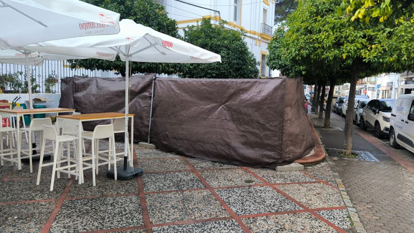 Comienzan las obras para colocar la nueva estatua de Bambino