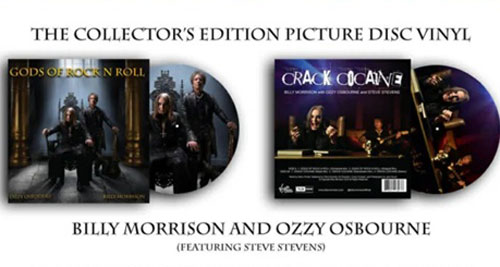 Vinilos de los singles de Ozzy Osbourne junto a Billy Morrison. Baja temporal en CRASHDÏET. Nuevo disco y single de VREID.
