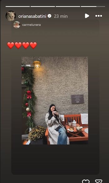 Oriana Sabatini se prepara para