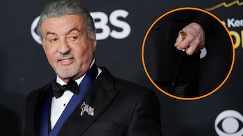 Sylvester Stallone aparece con un