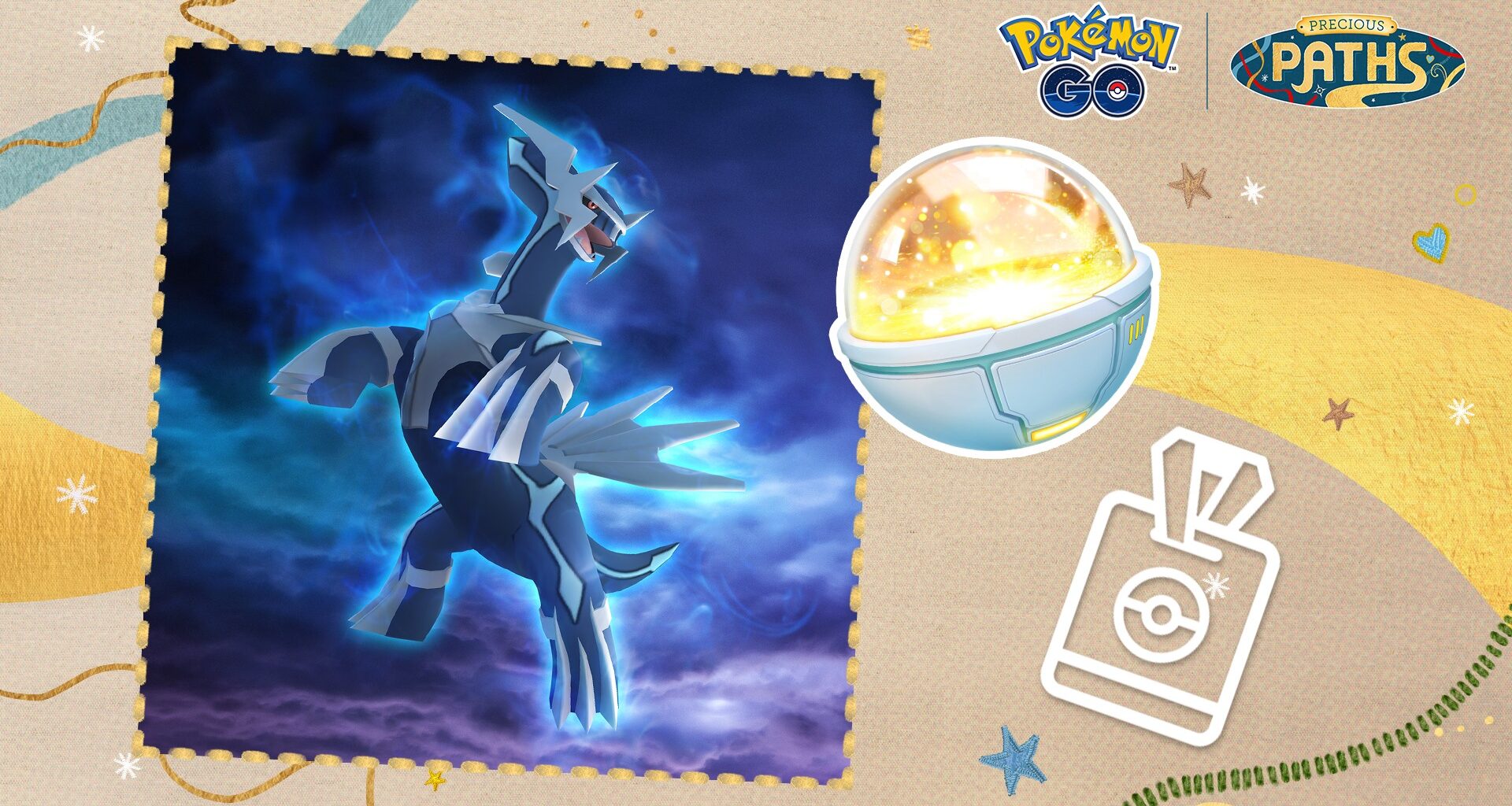 Dialga y el Recuerdo Suerte vuelven en el Pase de GO de enero de Pokémon GO