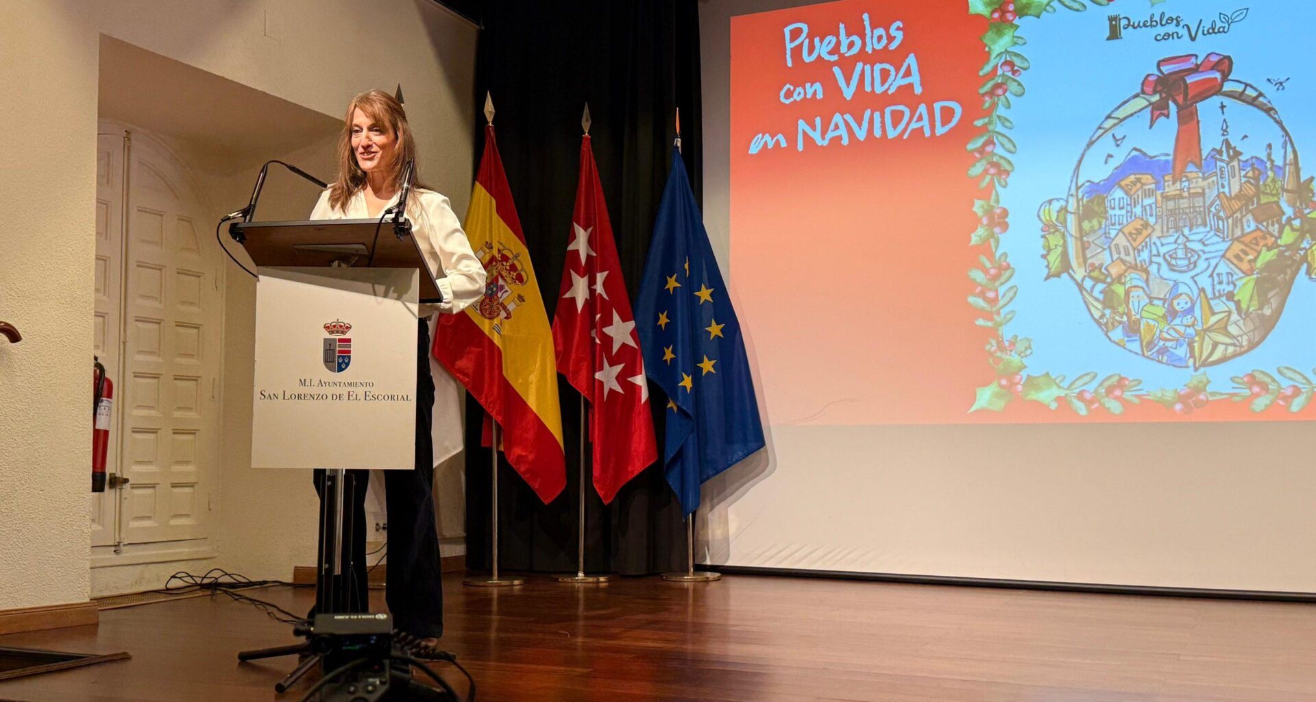 San Lorenzo de El Escorial acoge la presentación de "Pueblos con vida en Navidad"