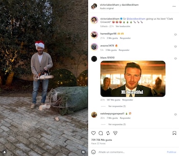 David y Victoria Beckham celebraron