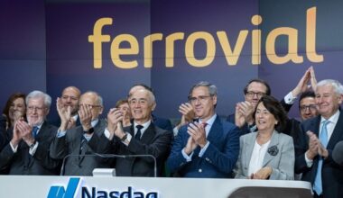 Ferrovial alcanza el Nasdaq 100 y se pone en el foco de los grandes inversores dos años después de salir de España