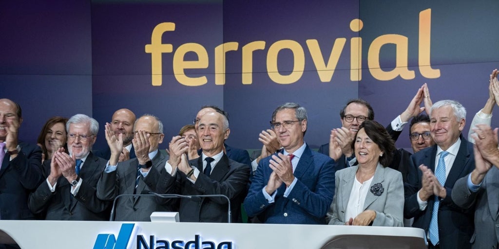 Ferrovial alcanza el Nasdaq 100 y se pone en el foco de los grandes inversores dos años después de salir de España