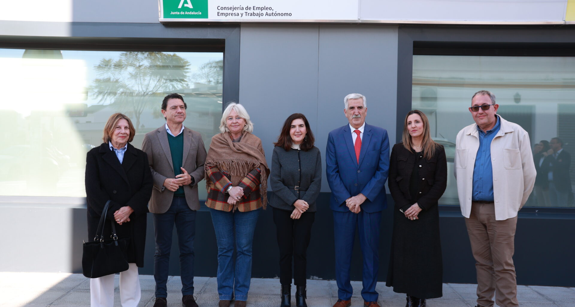 Rocío Blanco durante la visita.