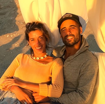 Nicolás junto a Martina, su