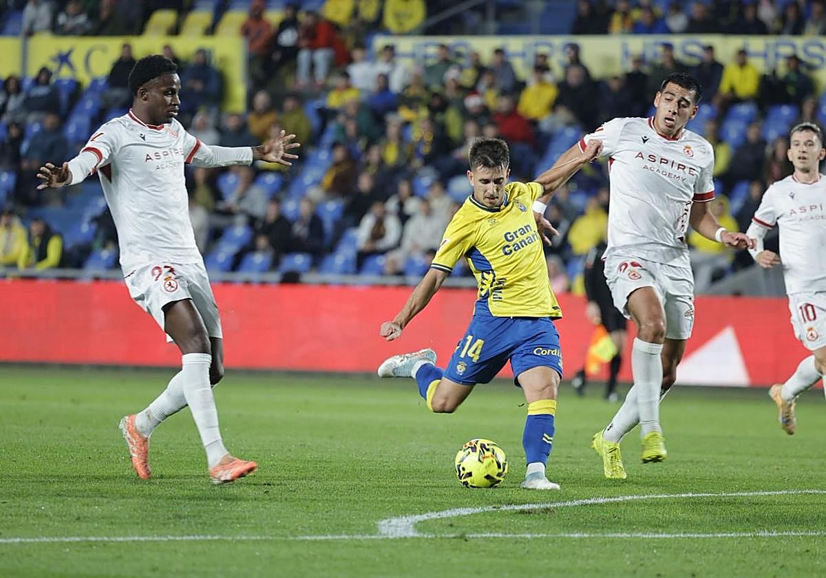 Las mejores imágenes del partido entre Las Palmas y la Cultural Leonesa.