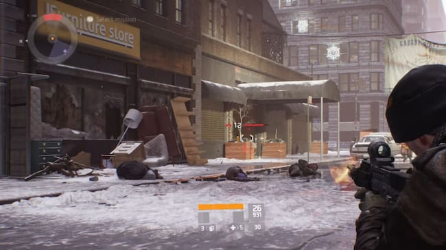 Las calles de Nueva York nevadas y decoradas por Navidad