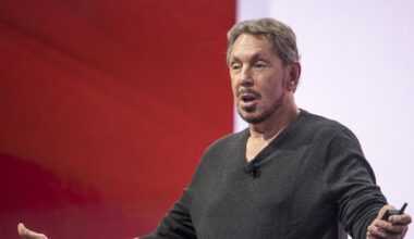 Fortuna de Larry Ellison se desploma US$25.000 millones tras la caída de Oracle