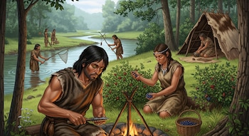 La recolección, molienda y cocción