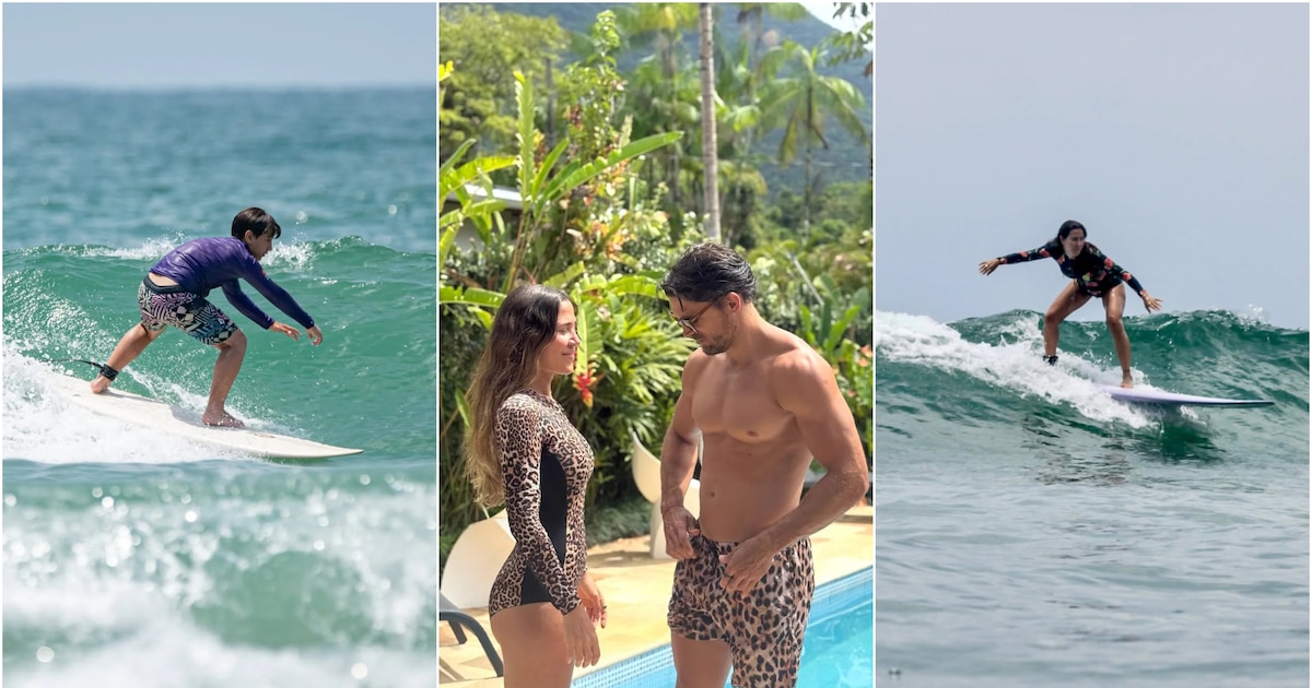 Las fotos de Jimena Barón y su viaje perfecto a Brasil: familia, surf y un mensaje de gratitud eterna