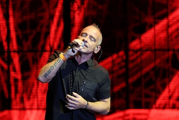 El cantante italiano Eros Ramazzotti