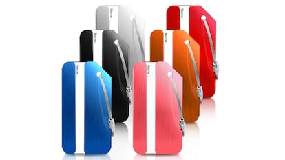 regalos para viajeros en tarjetas identificativas