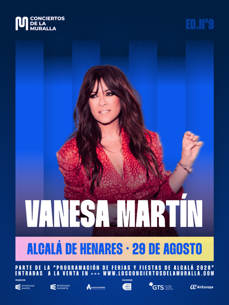 Vanesa Martín, primer concierto confirmado para la Ferias y Fiestas de Alcalá de Henares