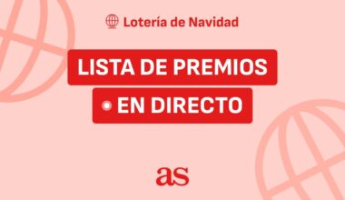 Lista oficial de premios de la Lotería Navidad 2025: números premiados y dónde ha caído ‘El Gordo’