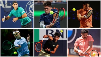 De izquierda a derecha, arriba,